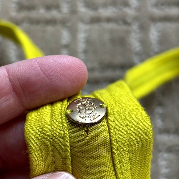 Trina Turk Racer Back Tank Top Bundle Small 100% Viscose Chartreuse Red Orange - Picture 6 of 16